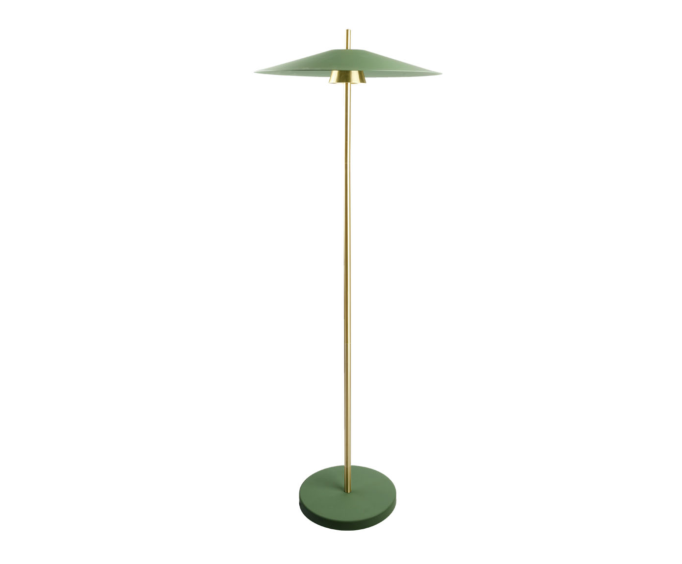 Coluna Llio Bivolt - Verde e Dourado Escovado - image 1
