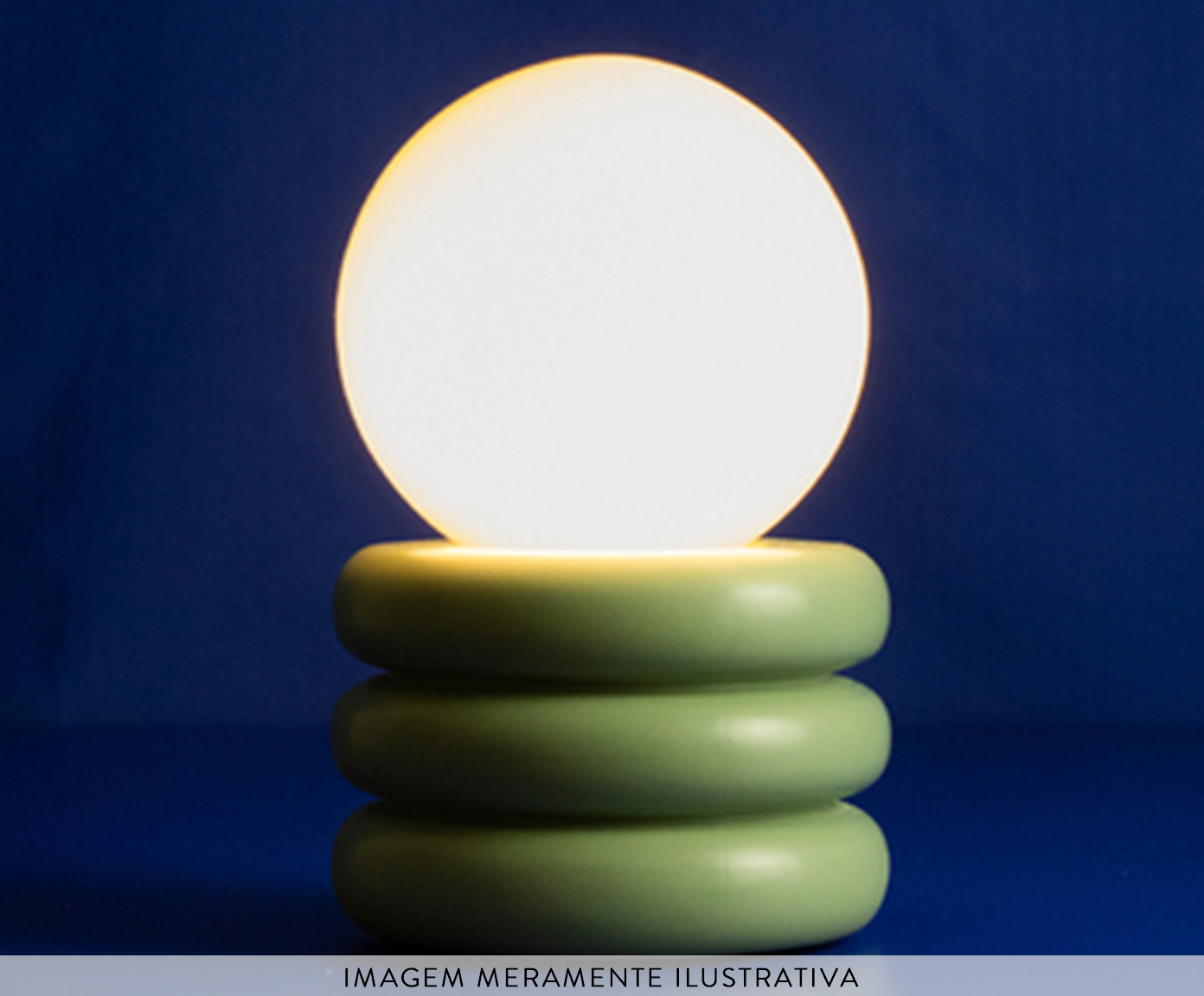 Lumin&aacute;ria de Mesa Trenzin 2 Verde - image 1