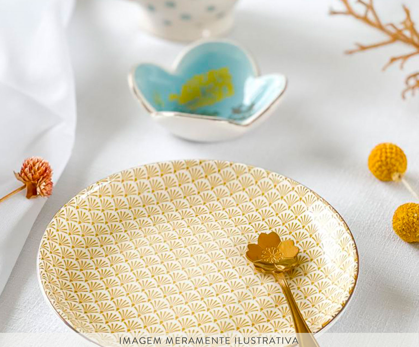 Prato Raso em Porcelana Elis image number 3