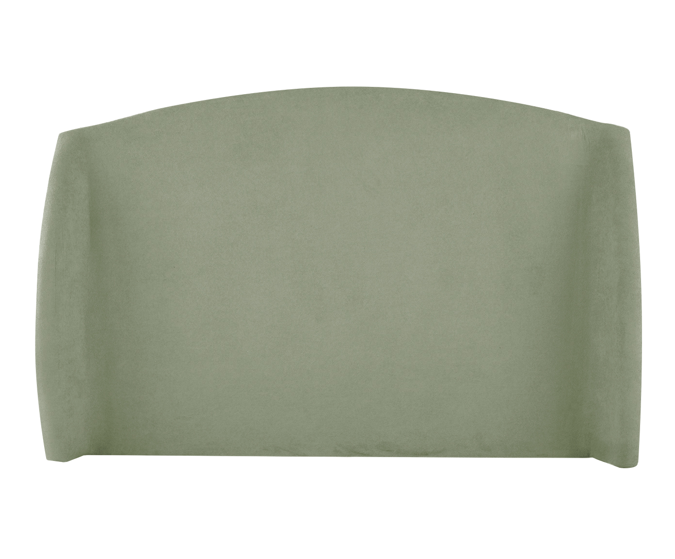 Cabeceira em Boucle Aveludado Smooth Verde - image 1