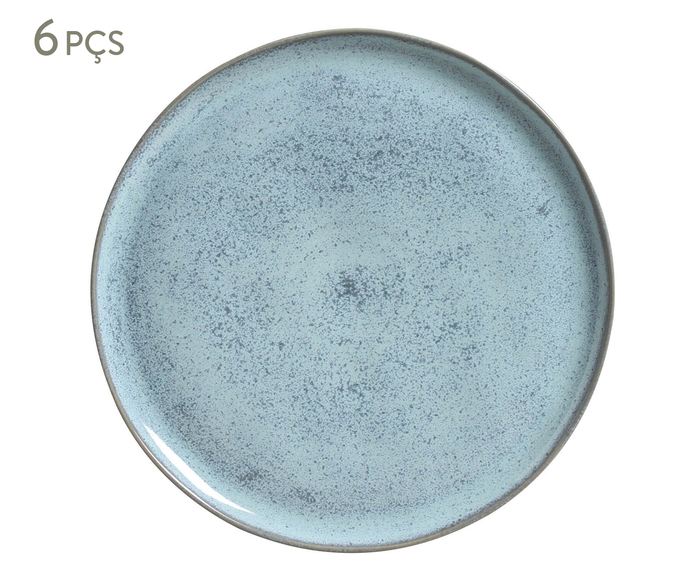 Jogo de Pratos Raso Bio Breeze Azul Claro - image 0