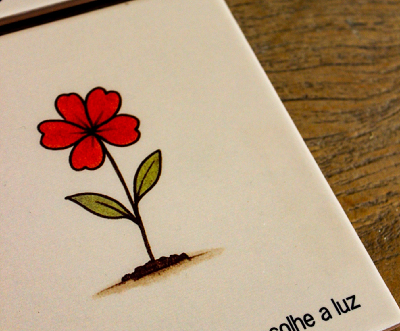 Jogo de Azulejos "Toda Flor Come&ccedil;a No Escuro..." image number 3