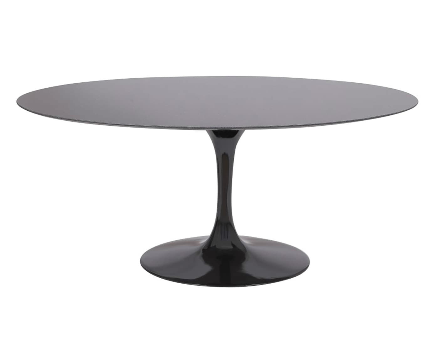 Mesa Saarinen Oval S&atilde;o Gabriel Base Preta image number 2