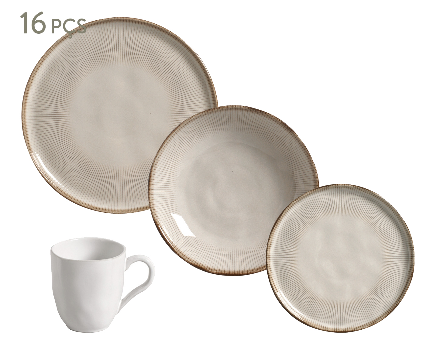 Aparelho de Jantar em Stoneware Raio - image 0