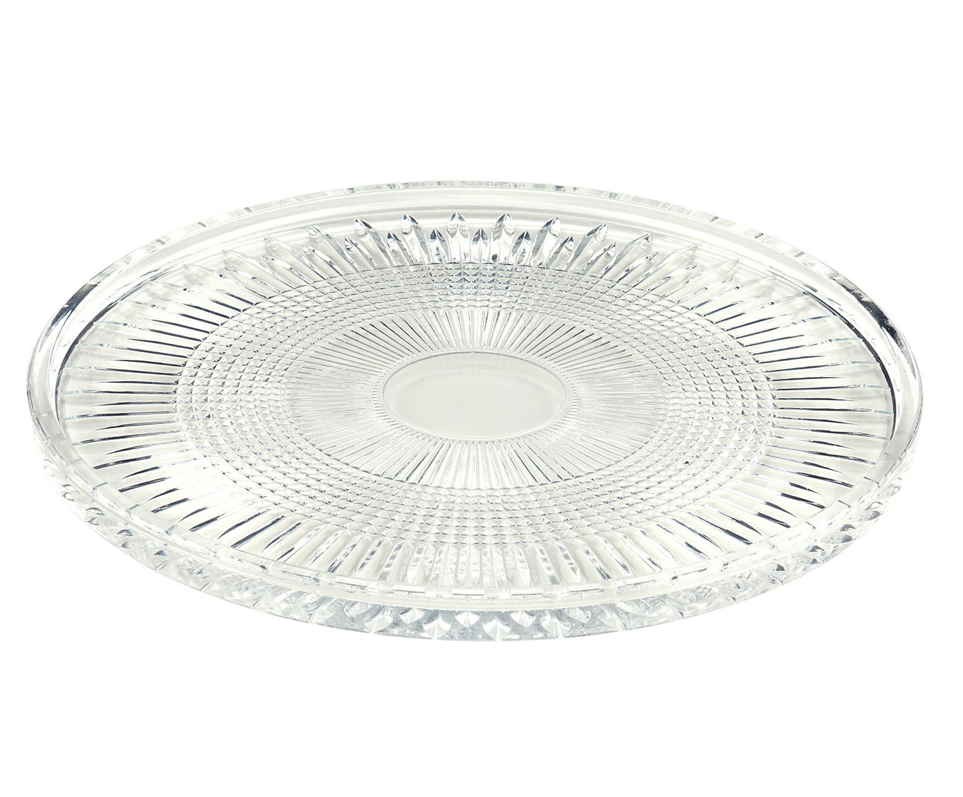 Prato para Servir em Cristal Queen - image 1
