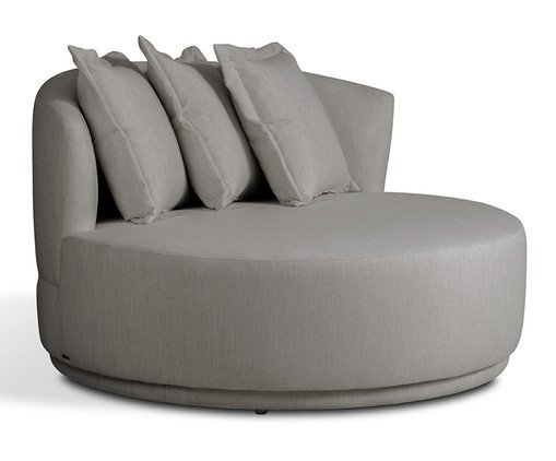 Sof&aacute; Chaiselongue Heloisa Cinza image number 2