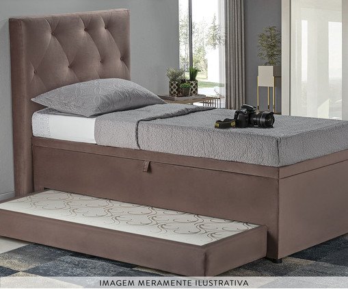 Cama Box Ba&uacute; 3 em 1 - Ros&ecirc; image number 4