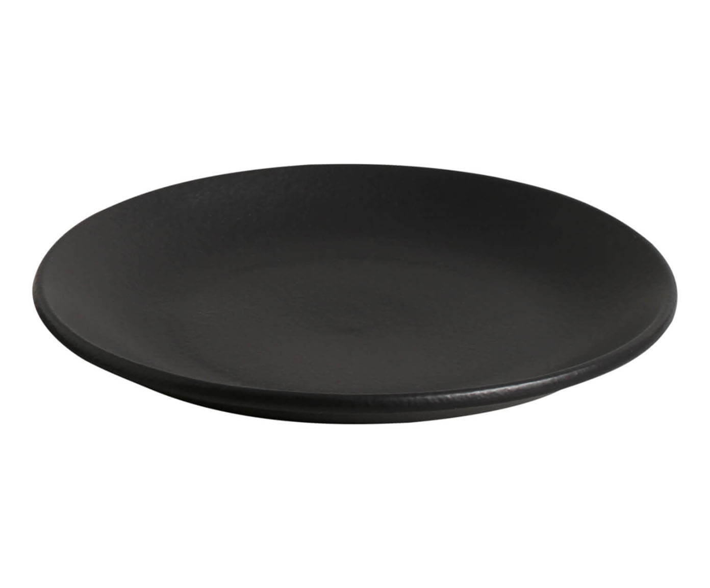 Jogo de Pratos Raso Preto Matte - image 1