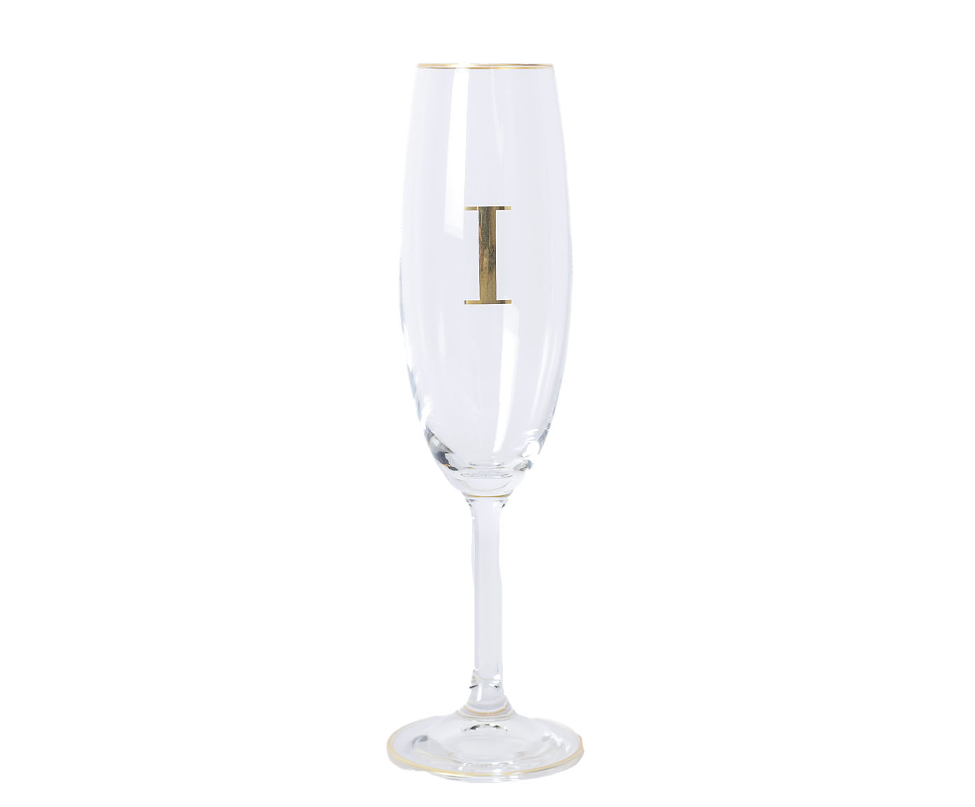 Ta&ccedil;a para Champagne em Cristal Inicial Gold I - image 0