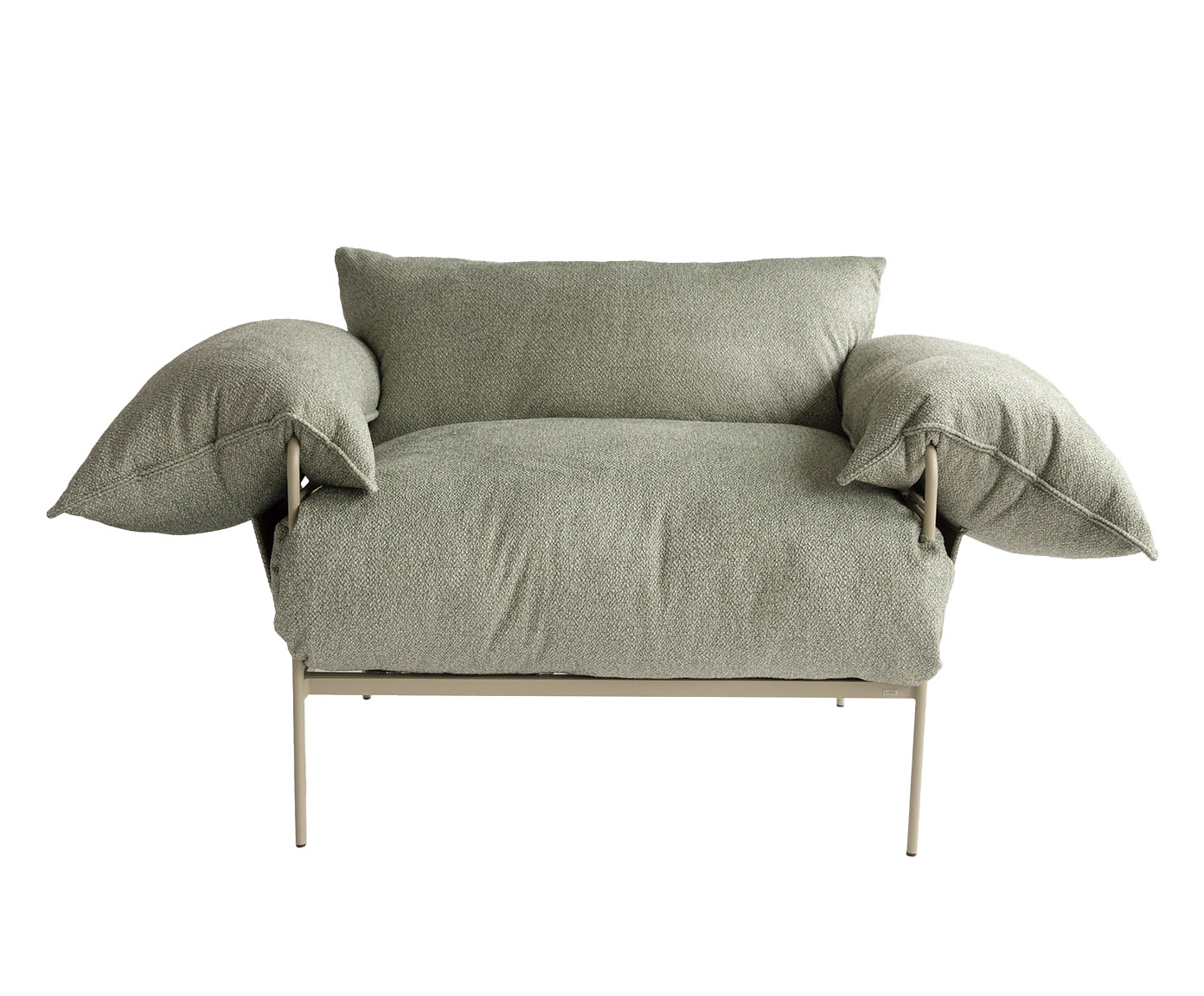 Poltrona Asa Boucl&eacute; Verde - image 1