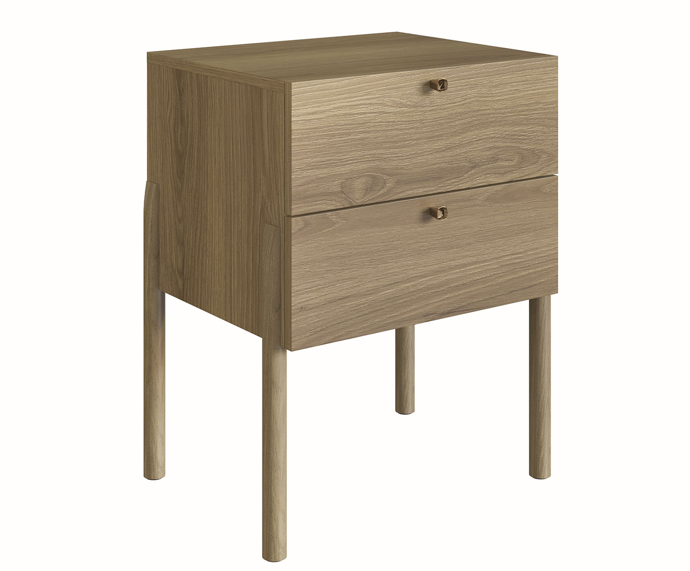 Mesa de Cabeceira 2 Gavetas Oslo Hanover - image 0