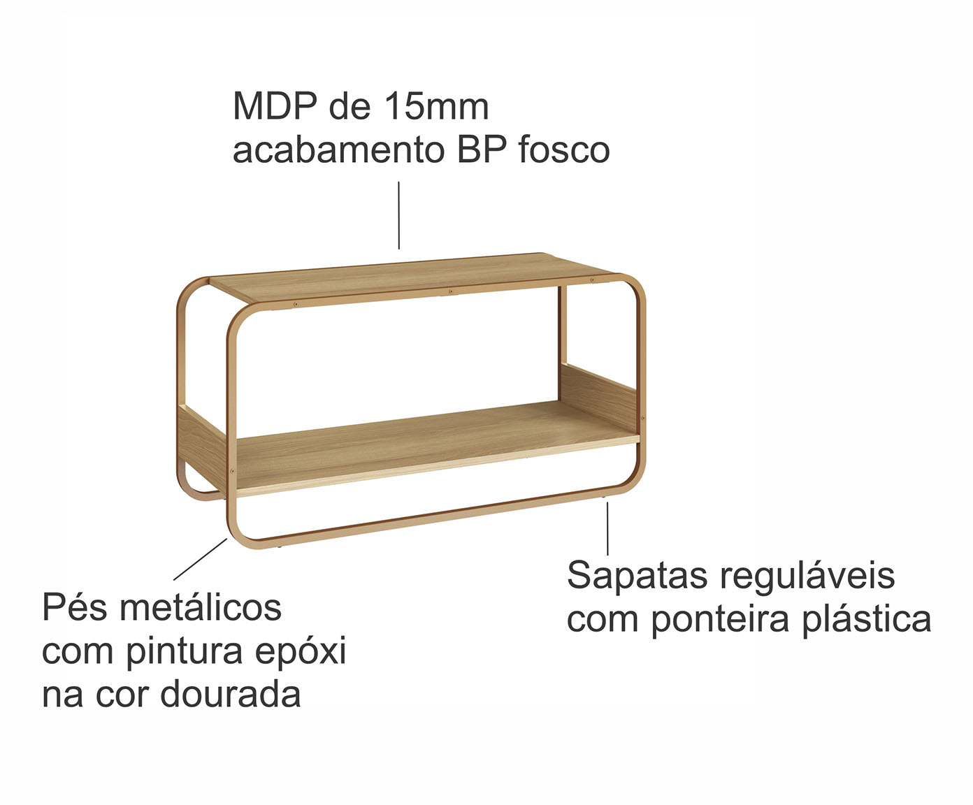 Sapateira Banco Org&acirc;nico Luna Hanover image number 2