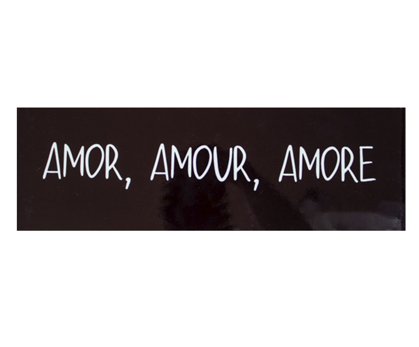 Azulejo Decorativo "Amor, Amour, Amore" - image 0