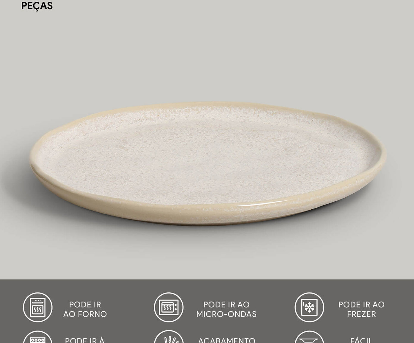 Conjunto com 6 Pratos de Sobremesa Bio Latte image number 4