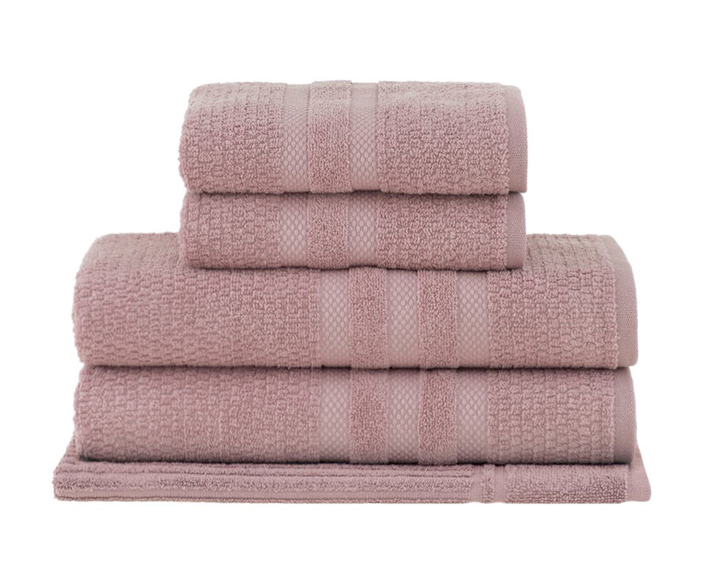 Jogo De Toalhas Vanilla Extra Soft Banho Rosa - image 0