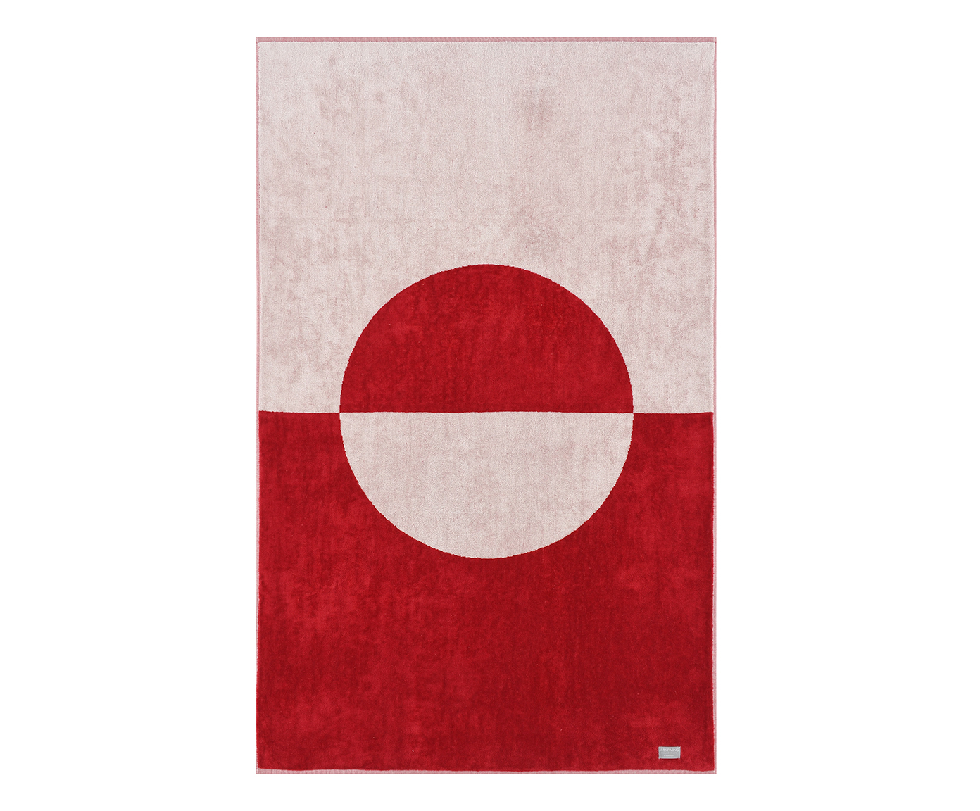 Toalha de Praia Phuket Vermelho e Off-White - image 0
