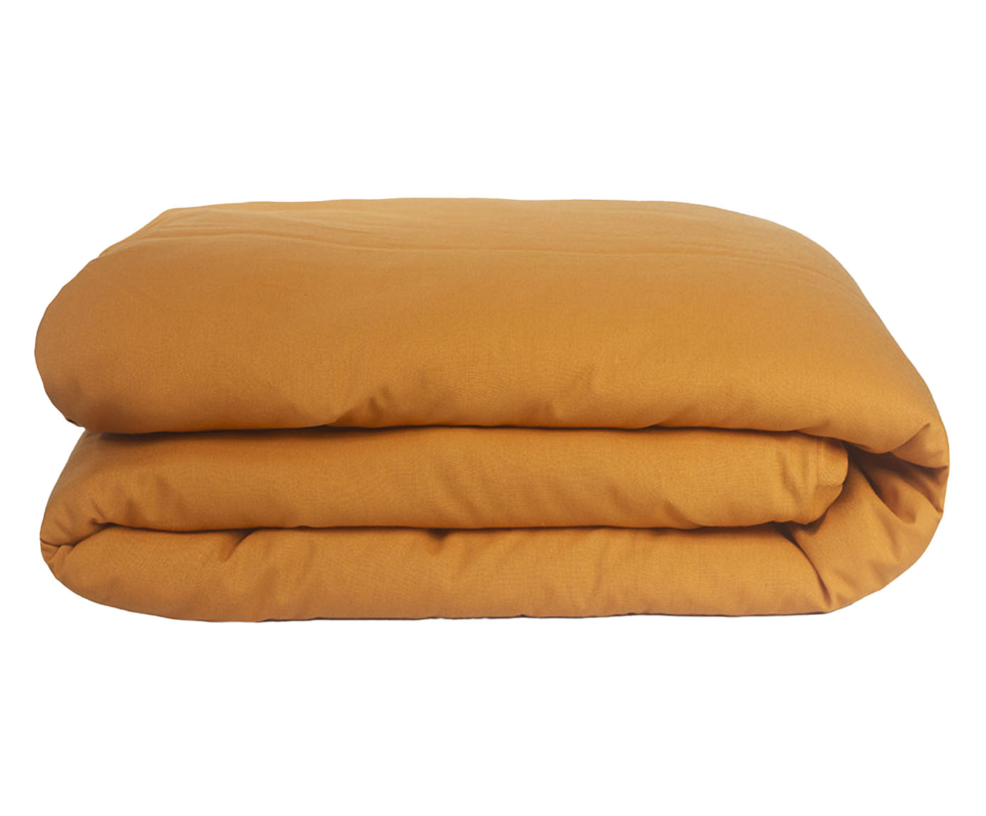 Duvet para Edredom Dupla Face Liso Caramelo - image 0