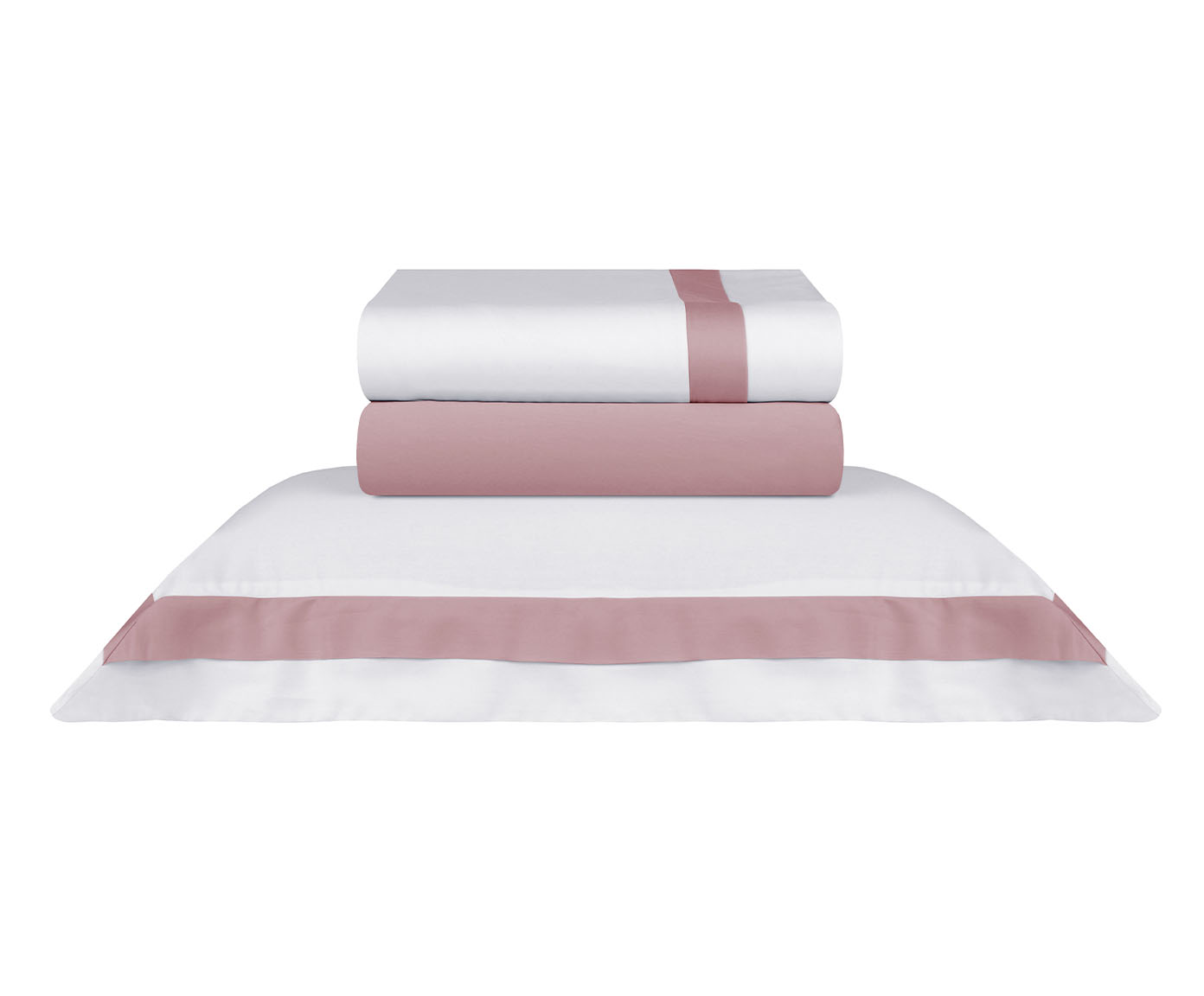 Jogo de Len&ccedil;ol Acetinado St.Germain Ros&ecirc; Blush 300 Fios - image 0