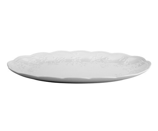 Travessa em Porcelana New Bone Butterfly Flower image number 2