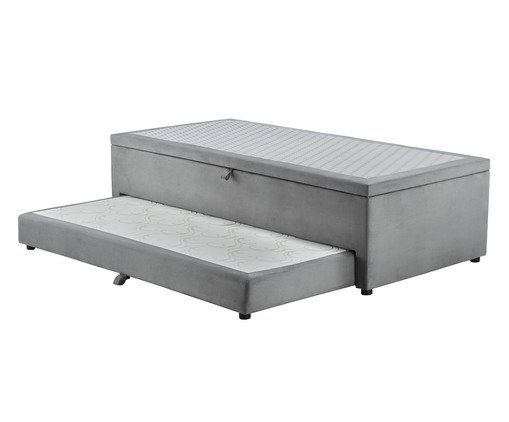 Cama Box Ba&uacute; 3 em 1 - Cinza - image 1