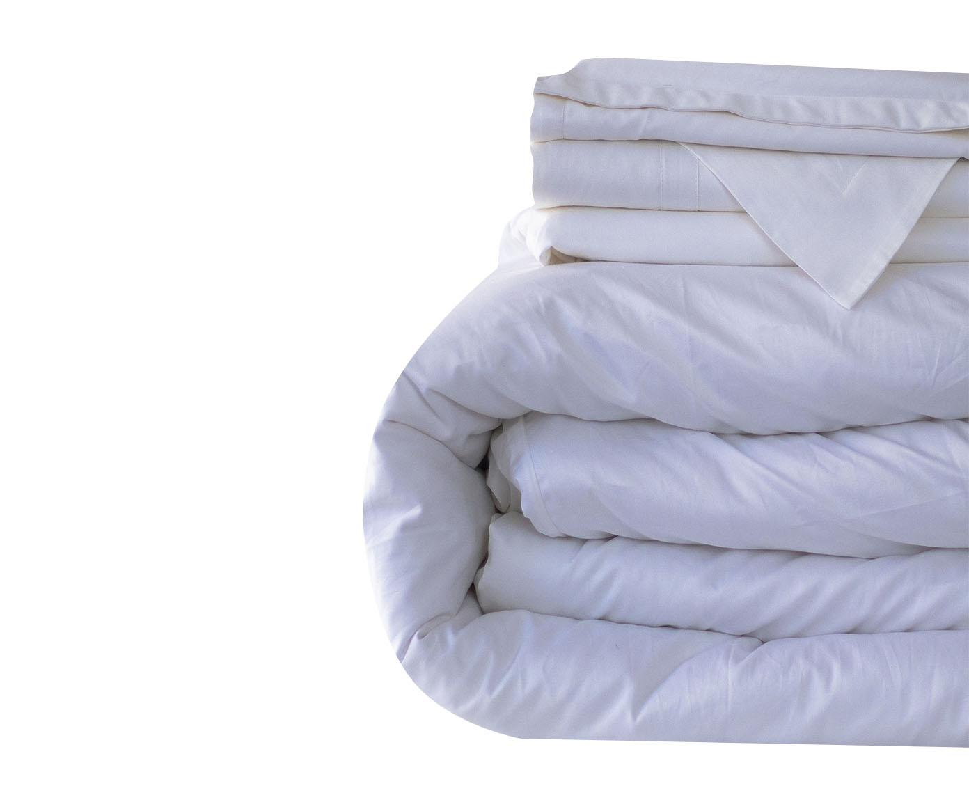 Duvet Casual Branco Solteiro - image 1