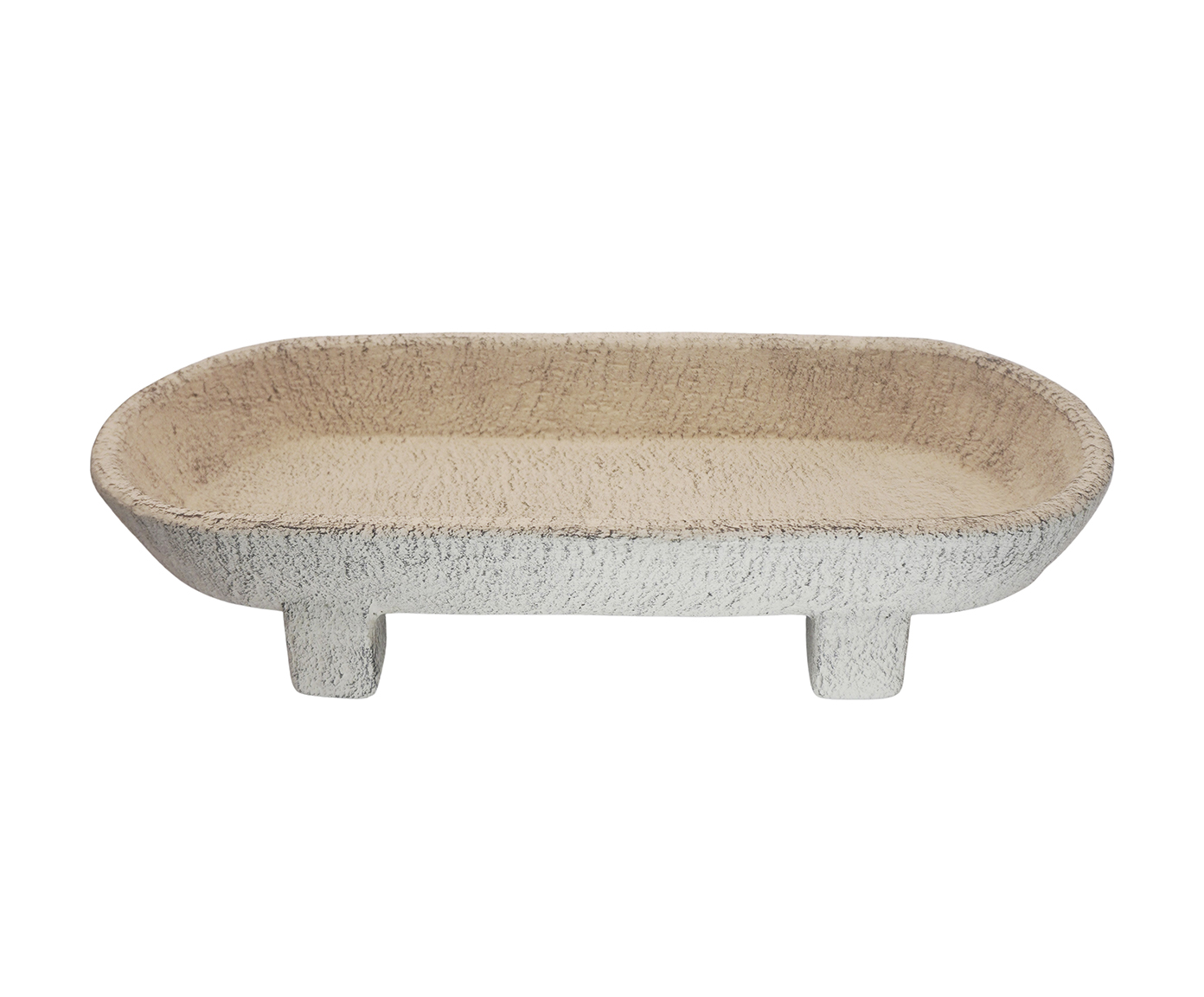 Travessa Decorativa Sand Branca - image 0
