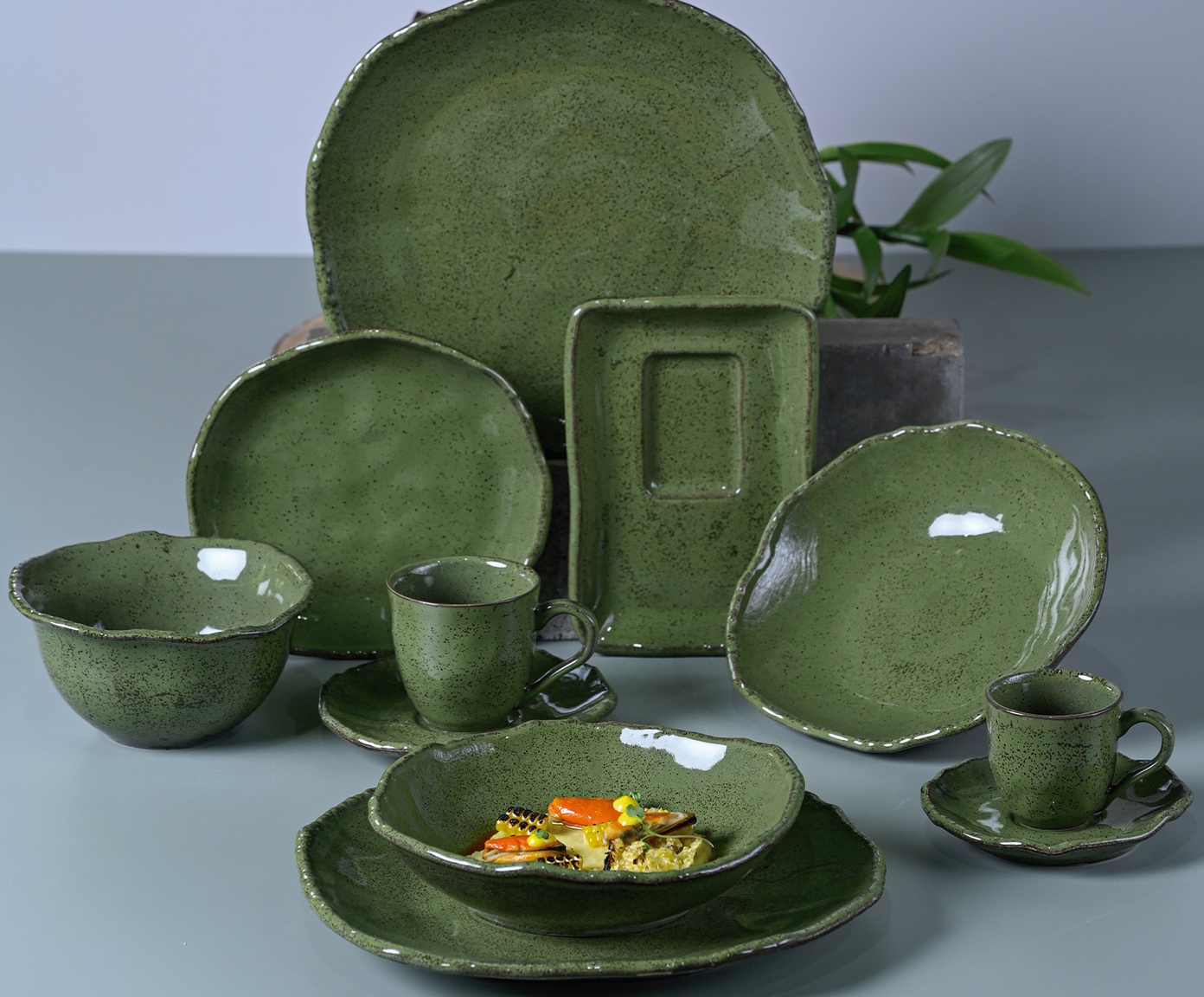 Jogo de Travessas Org&acirc;nico Eco Jade Verde image number 3