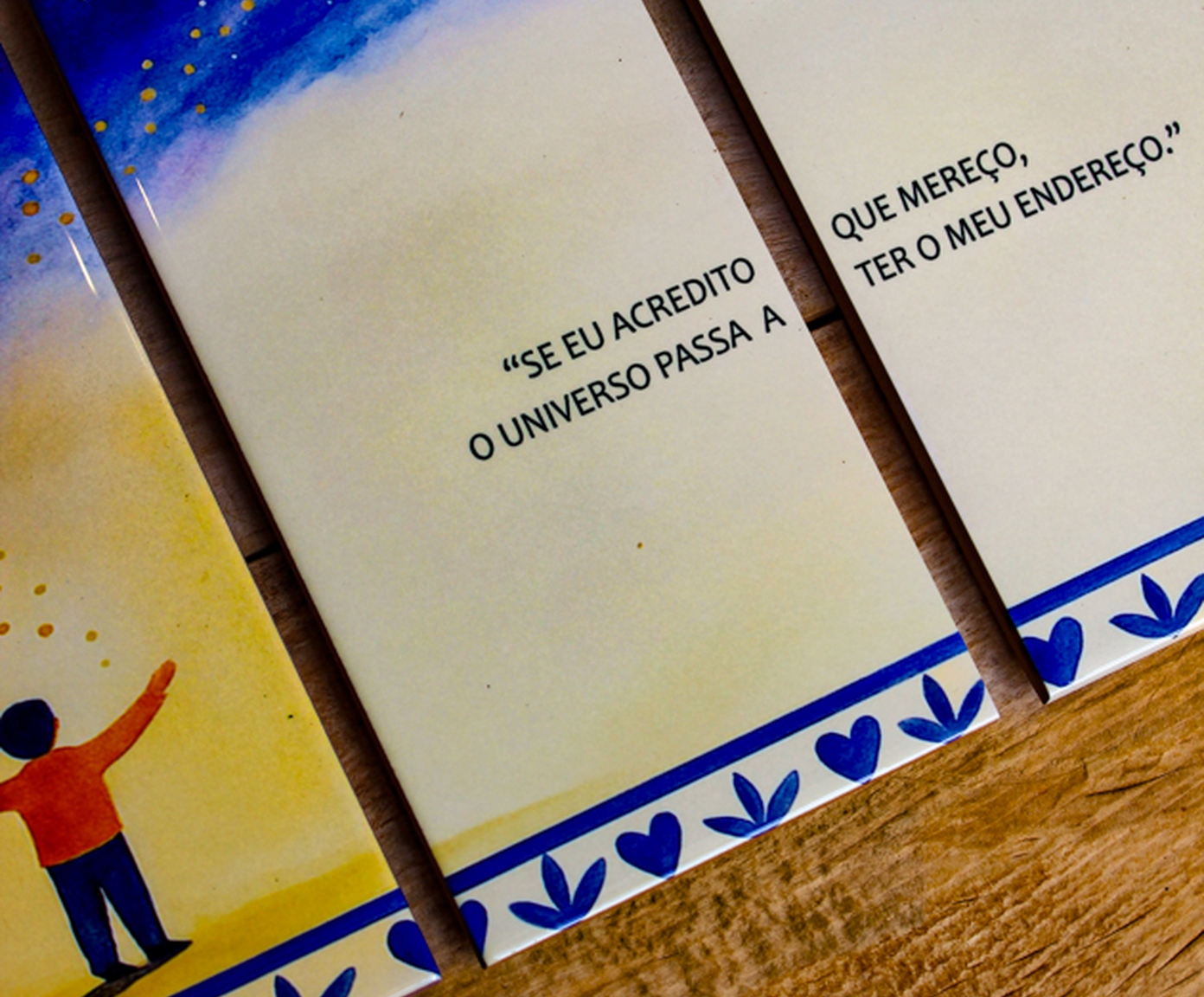Jogo de Azulejos "Se Eu Acredito Que Mere&ccedil;o" - image 1