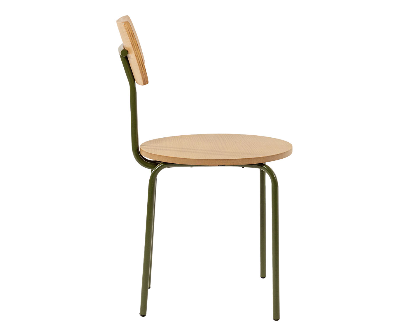 Cadeira Jade Verde Musgo e Off White image number 11