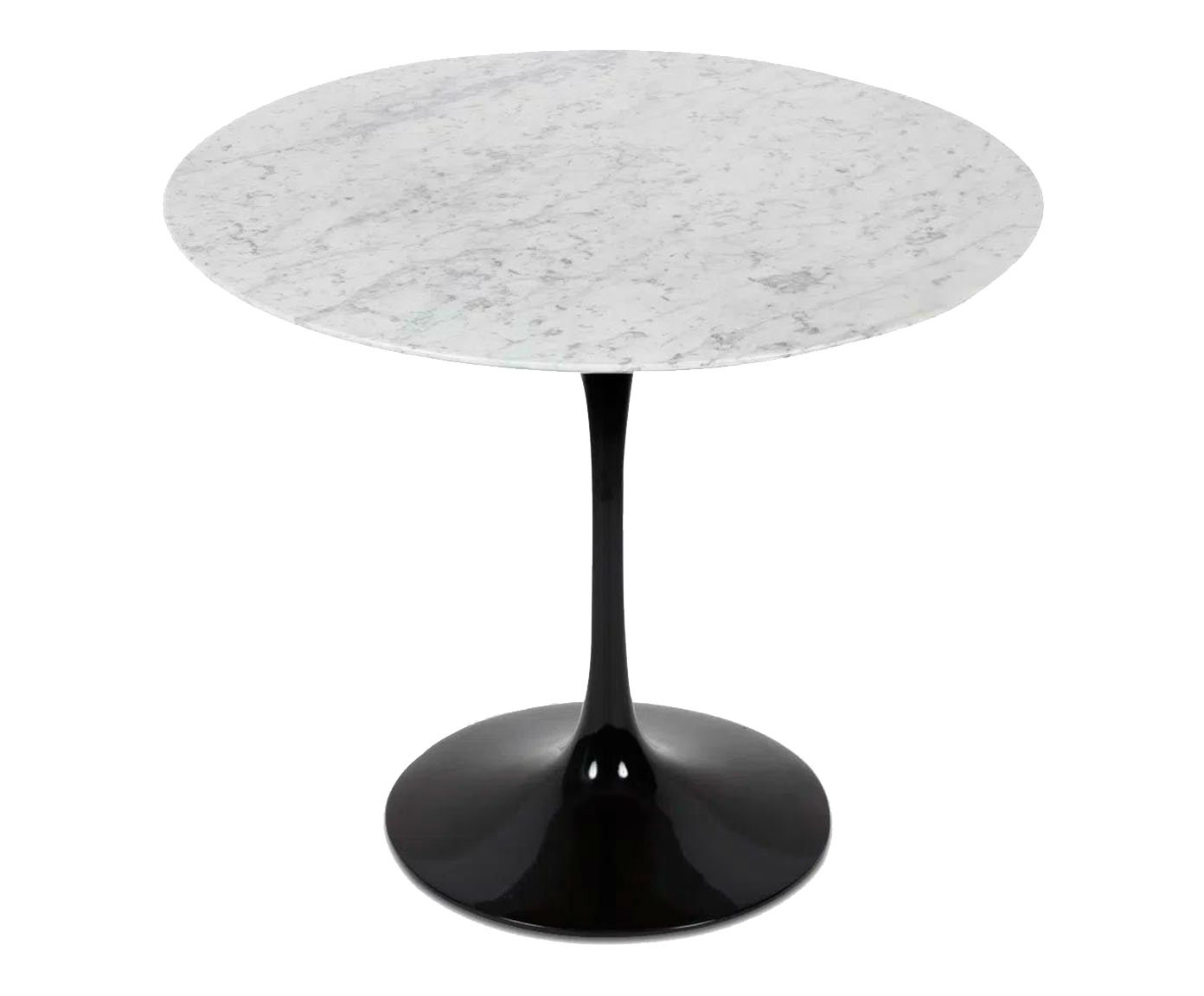 Mesa Saarinen Redonda Carrara Base Preta - image 1
