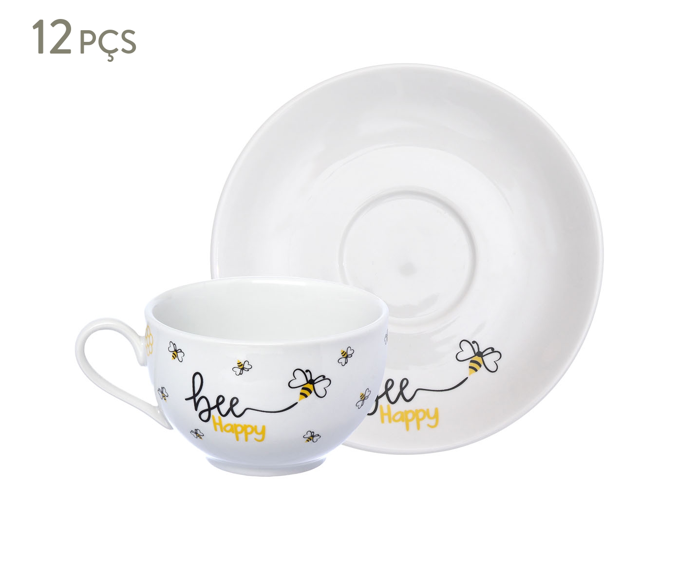 Jogo de X&iacute;caras para Ch&aacute; em Porcelana Honey - image 0