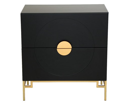 C&ocirc;moda Cerchio D'Oro - Preto - image 0