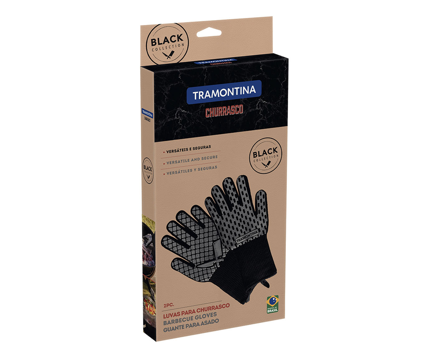 Luva Tramontina Churrasco Black - image 1