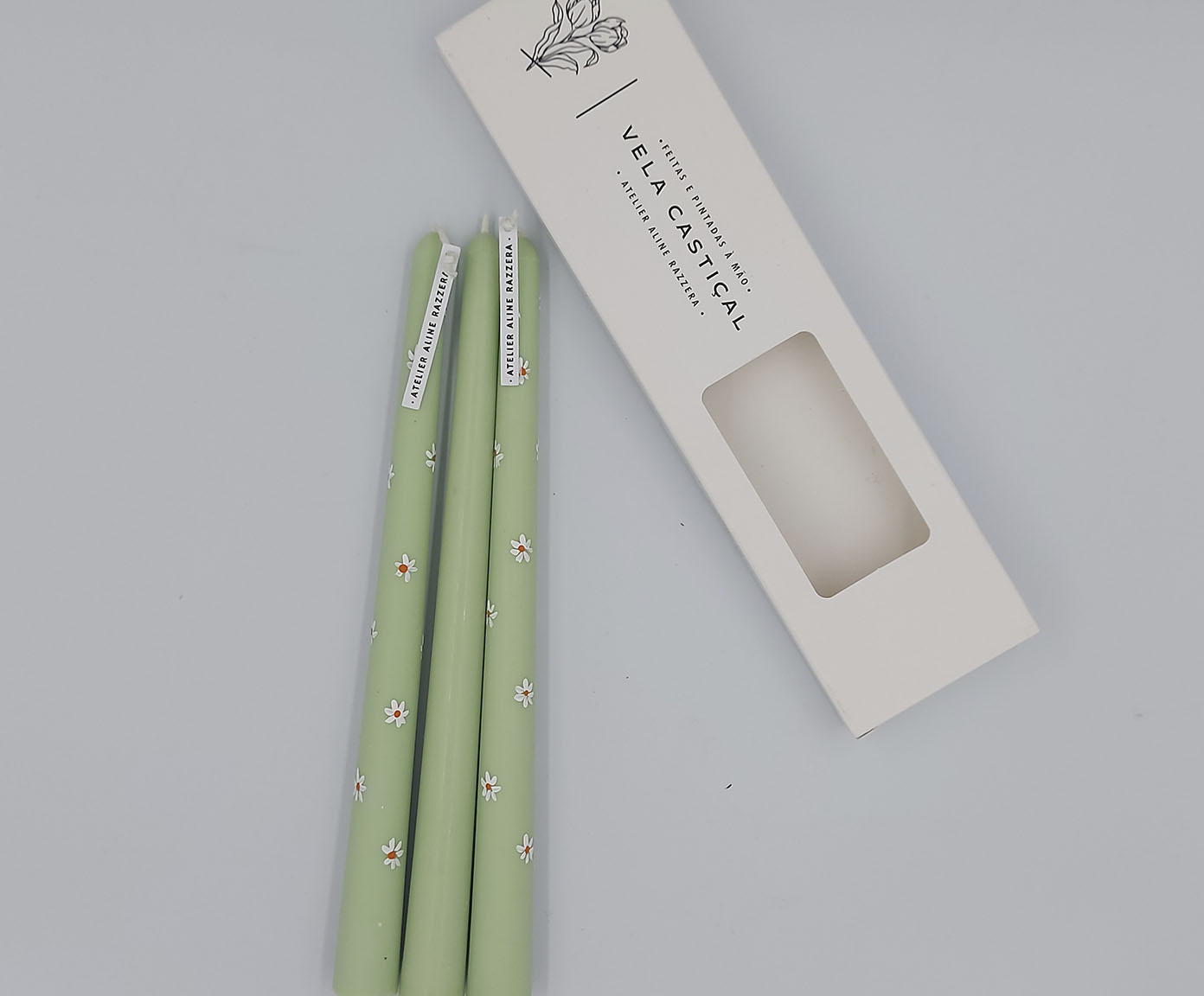 Velas para Casti&ccedil;al Daisy Verde - 3 pe&ccedil;as - image 1
