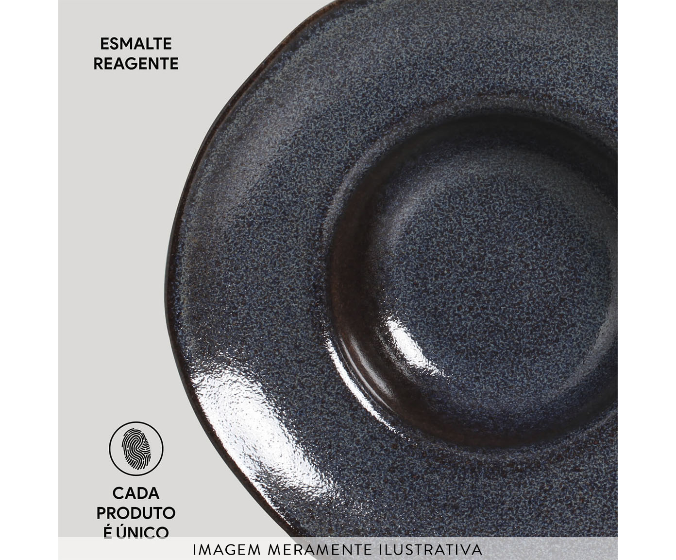Jogo de Pratos para Massa Org&acirc;nico Titanium Azul Escuro image number 5