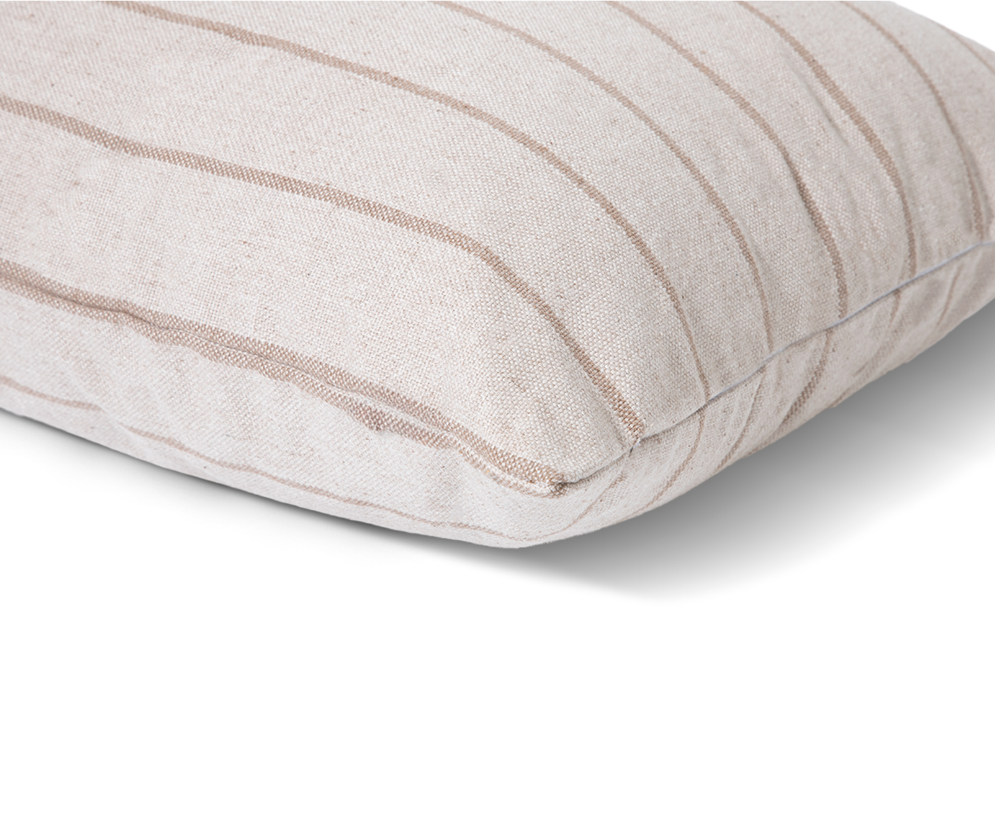 Capa de Almofada Jacquard Nouveau Listrado Bege image number 3