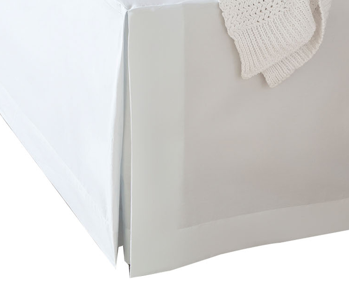 Saia para Cama Box Basic Branca 200 Fios - image 1