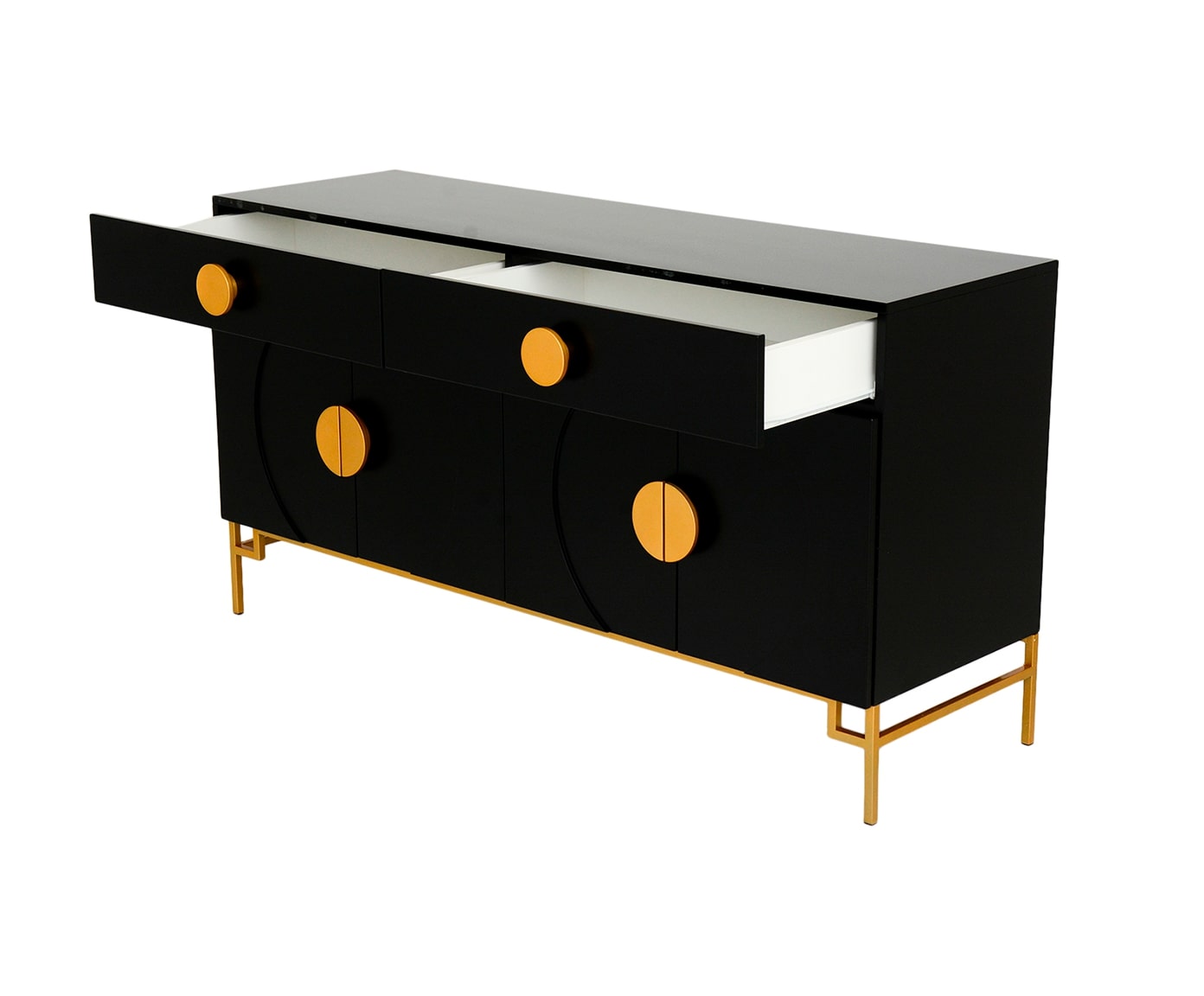 Buffet Duo Cerchio D'Oro - Preto image number 3