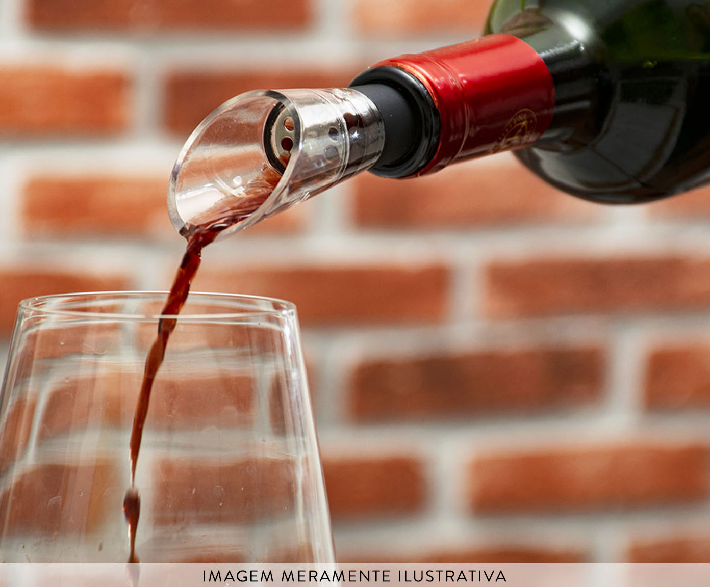 Aerador Oxigenador de Vinhos Profissional Universal Prana image number 4