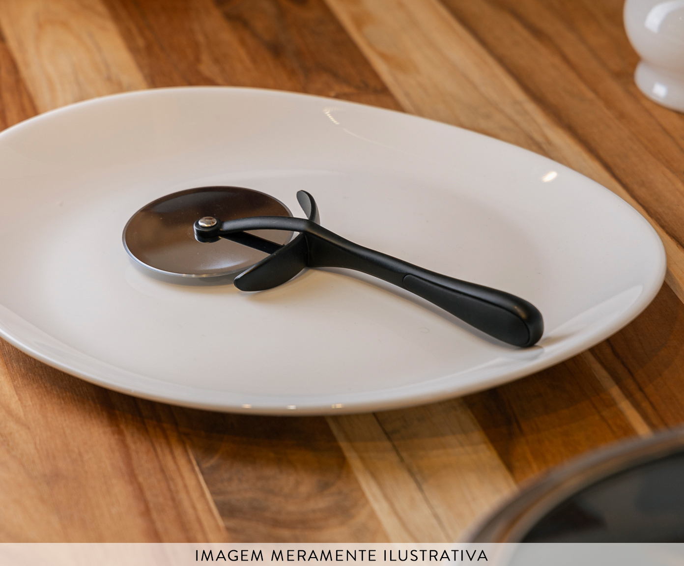 Cortador de Pizza Chef Pro Preto - image 1