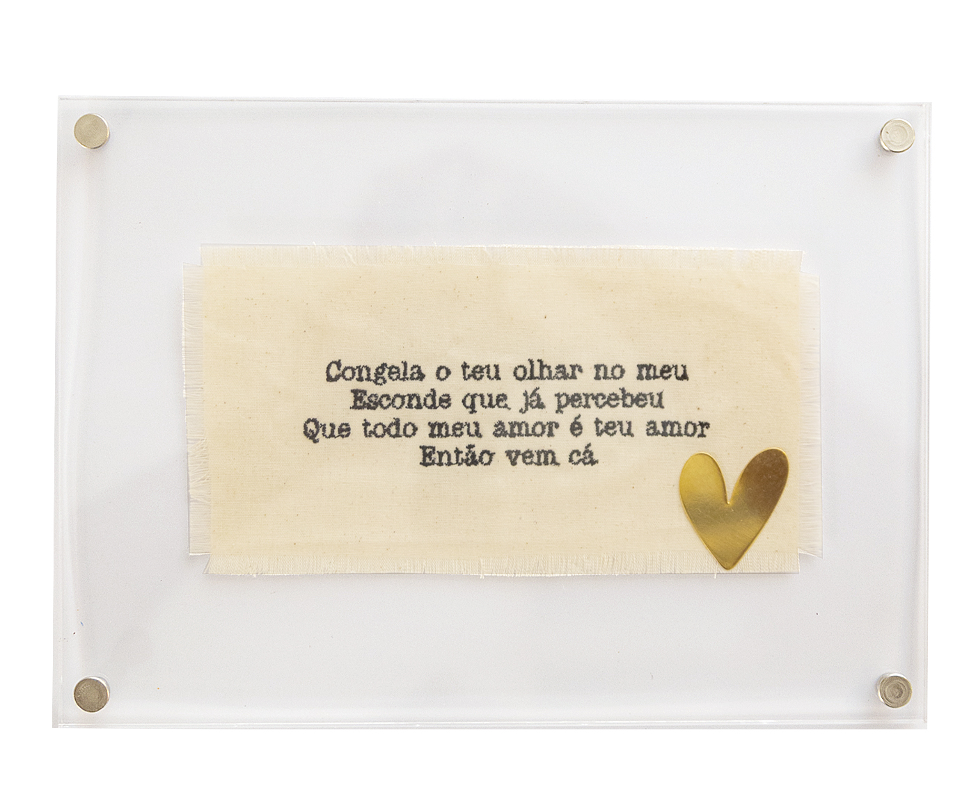 Quadro em Acr&iacute;lico "Congela o Teu Olhar no Meu" - image 0