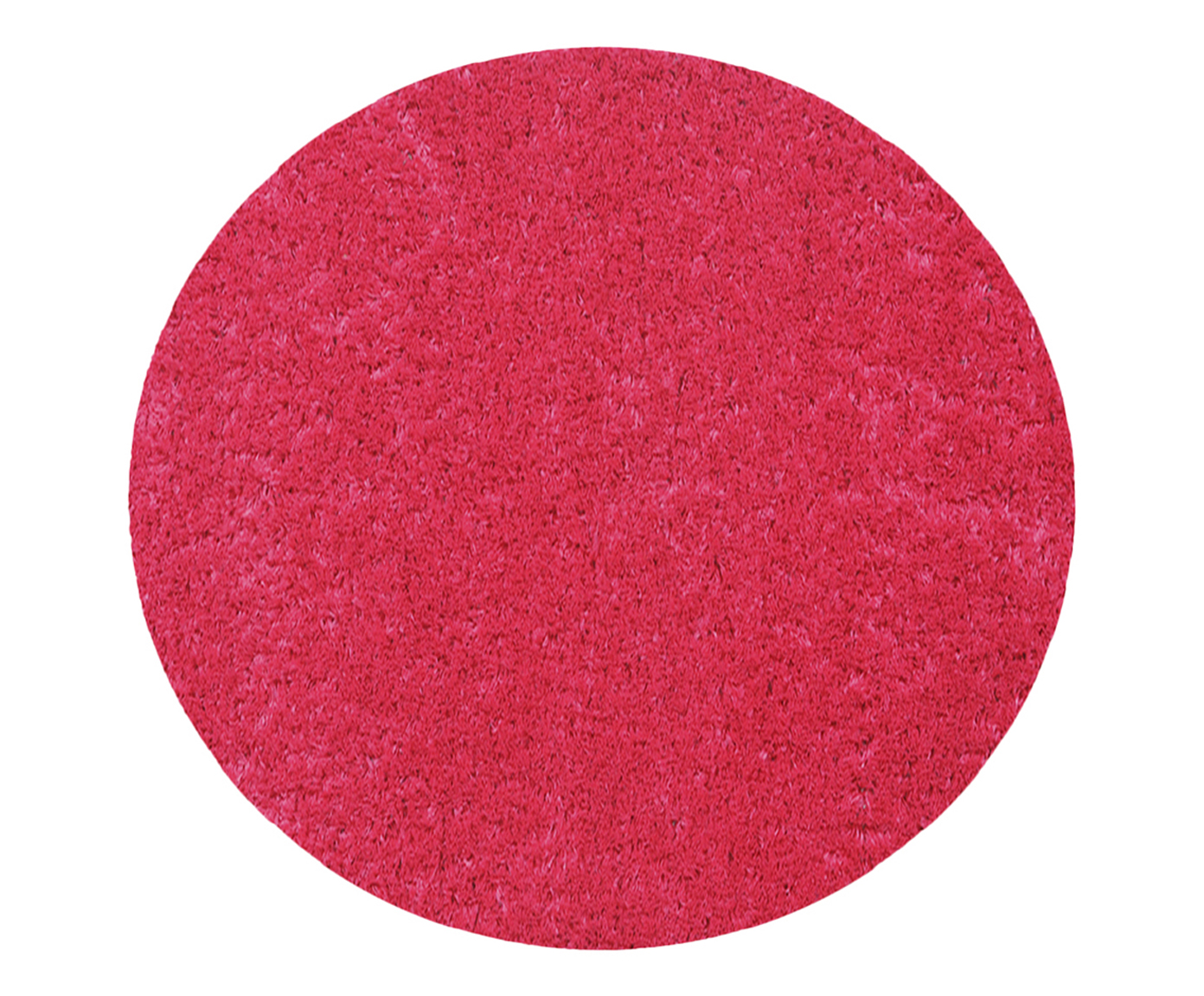 Tapete Shaggy Redondo Smooth Teen Pink - image 1