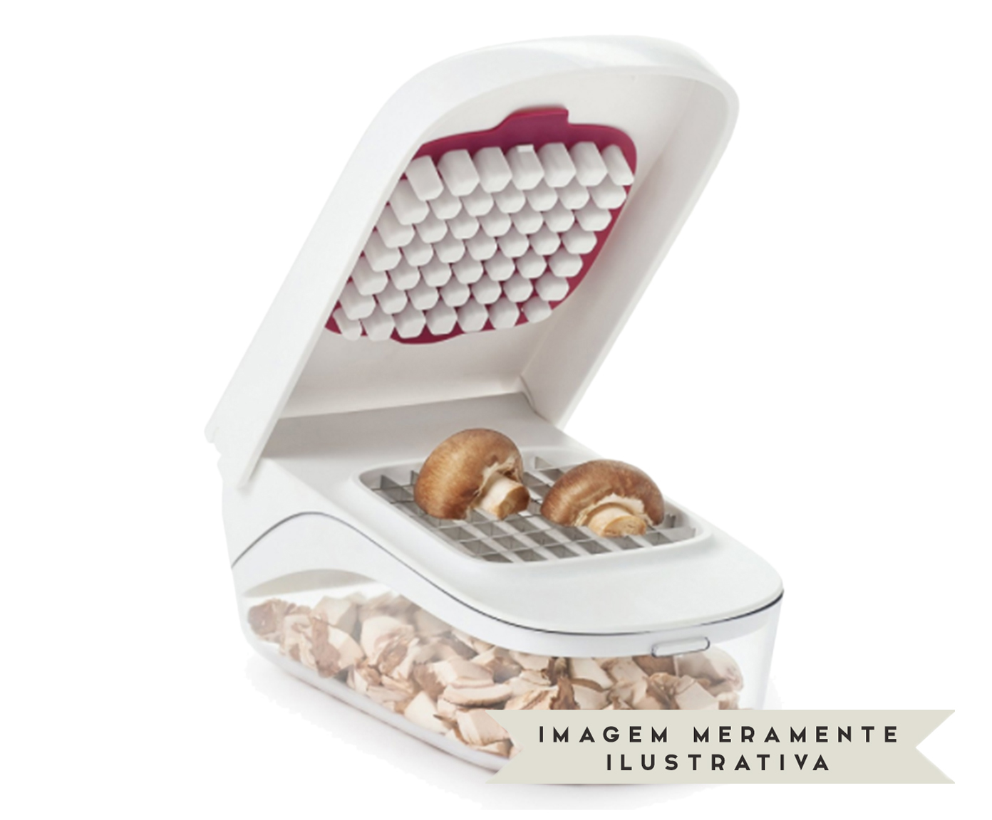 Picador para Vegetais em Inox Moji - Branco image number 2