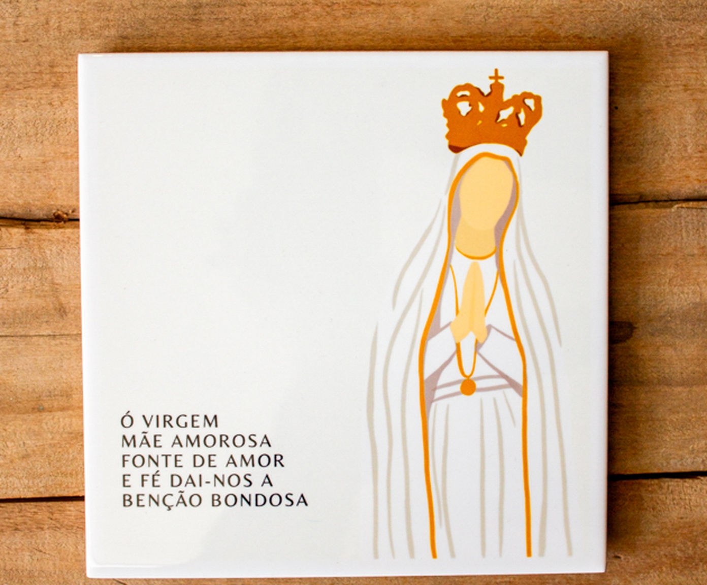 Azulejo Decorativo "&Oacute; Virgem M&atilde;e Amorosa" - image 1