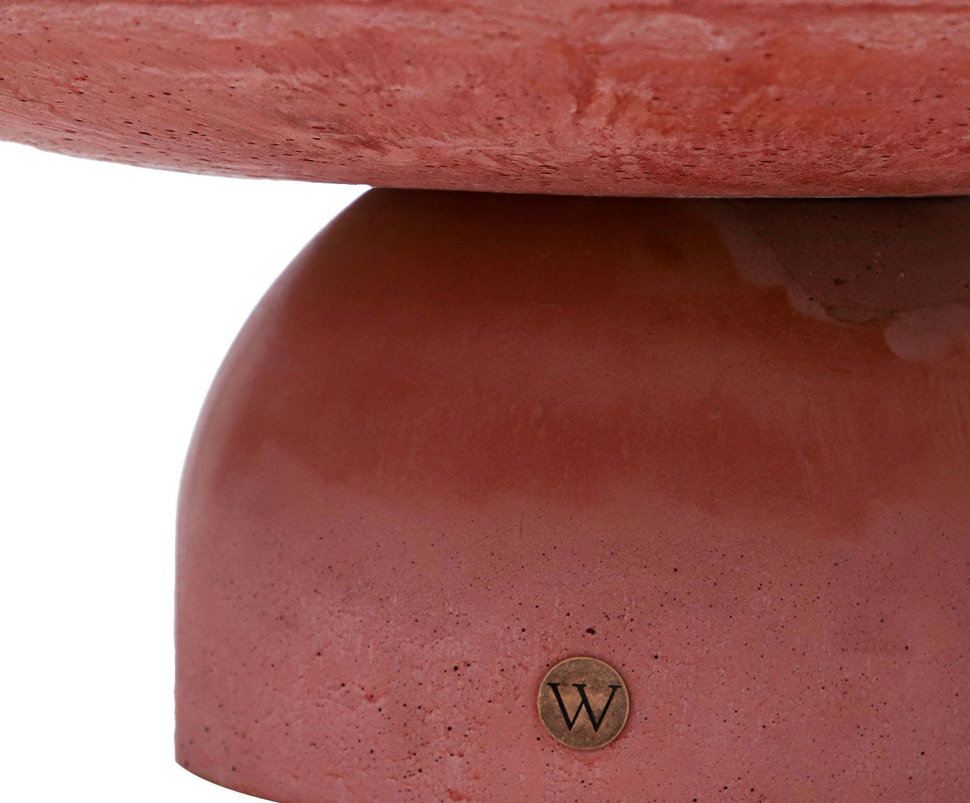Mesa de Centro M&eacute;dia Brut em Concreto -  Terracota image number 5
