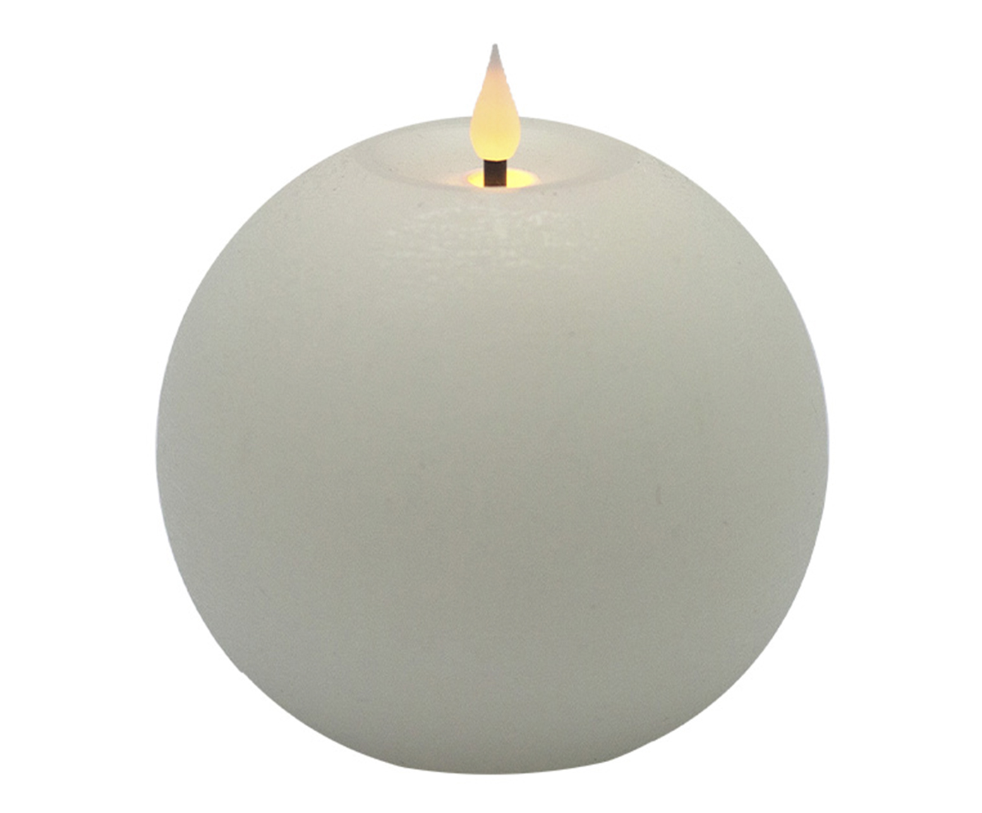 Vela Decorativa de LED Cerchio Branco M&eacute;dio - image 0