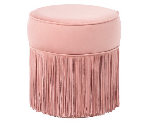 Puff Franja Simples - Rosa image number 0