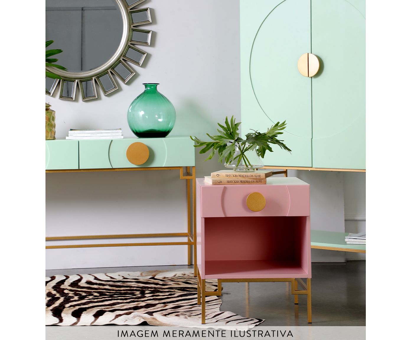 Aparador Cerchio D'Oro - Mint image number 7