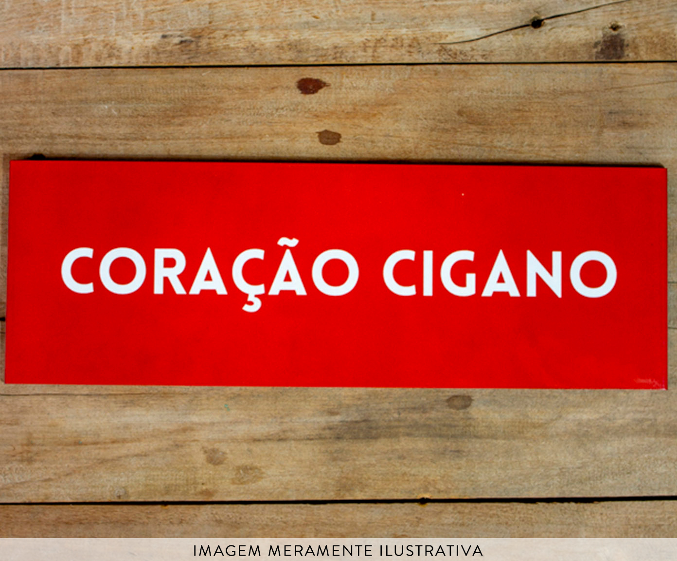 Azulejo Decorativo "Cora&ccedil;&atilde;o Cigano" - image 1
