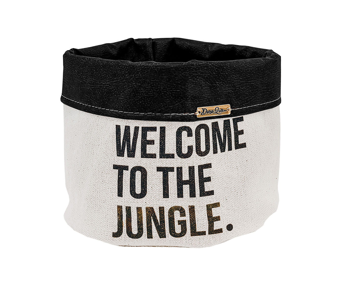 Cachepot Welcome To The Jungle Preto e Branco - image 0